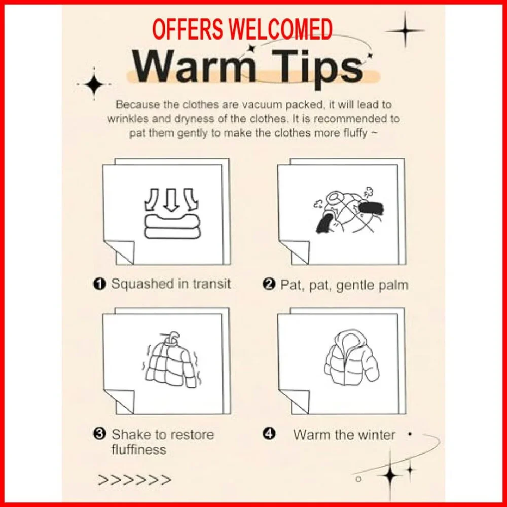 Long Puffer Winter Coat with Removable Fur Hood, Windproof Fleece Lining - Picture 7 of 8